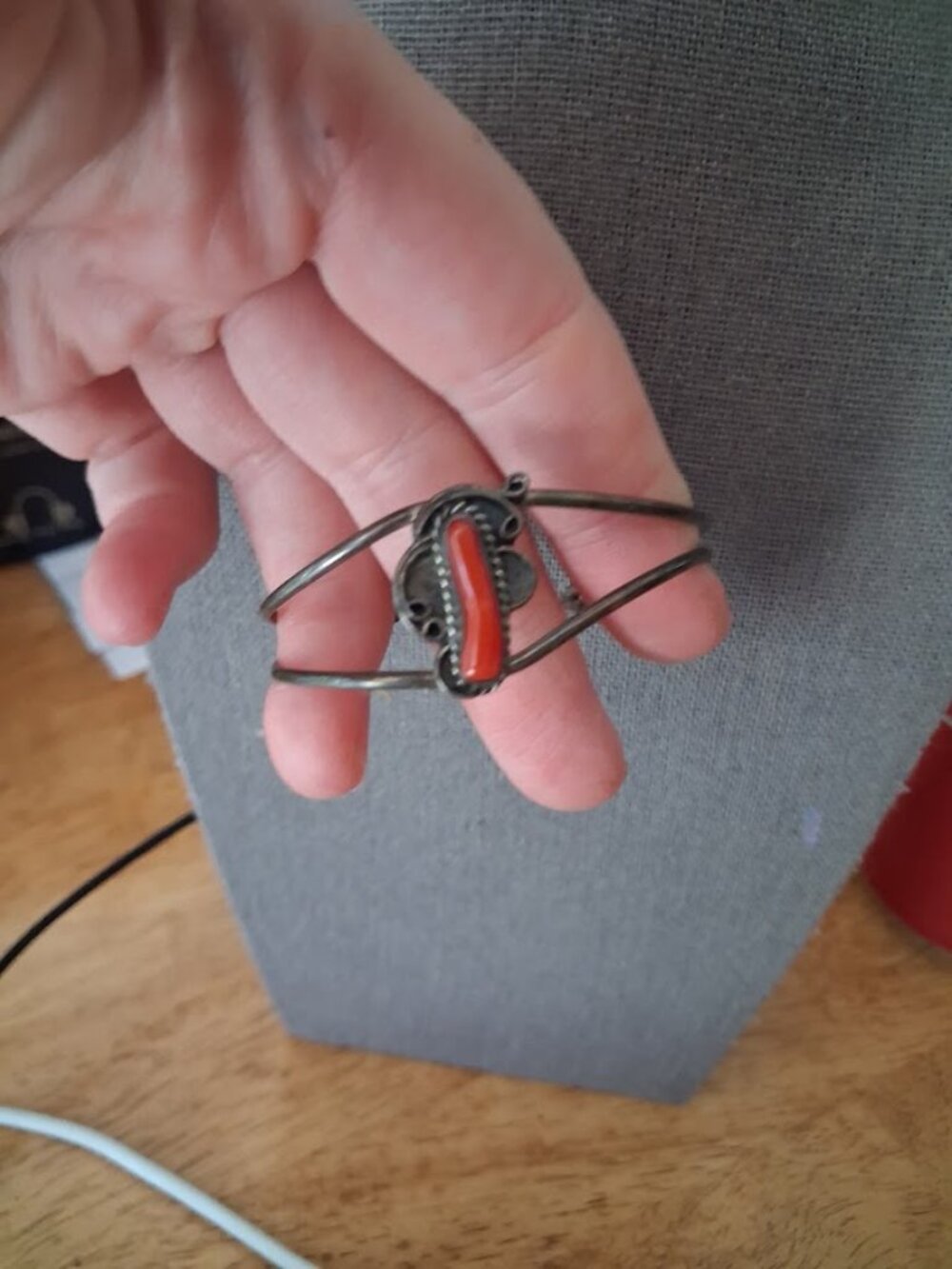 Vintage mini cuff bracelet